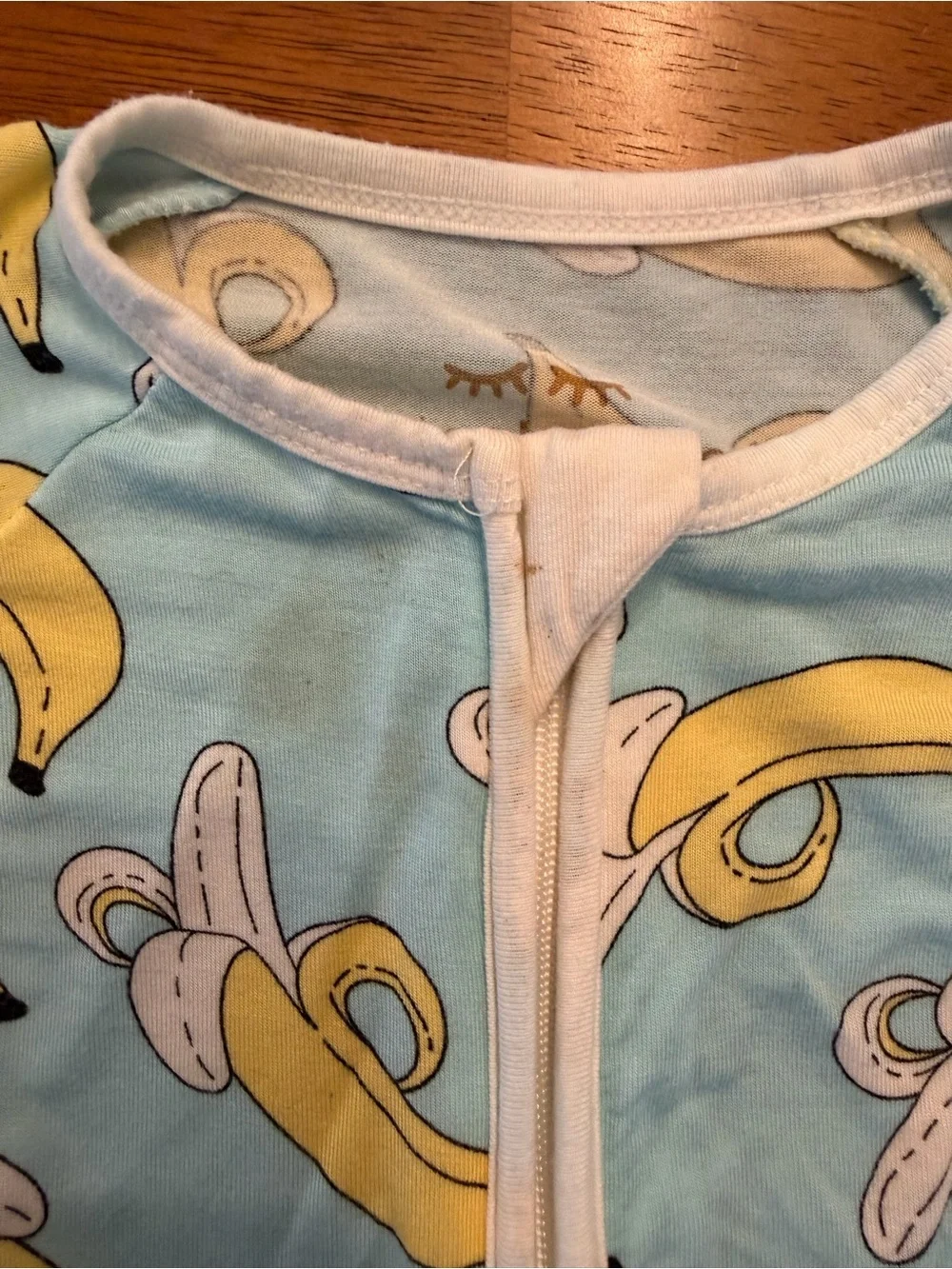 Little Sleepies LS Bananas Bamboo Newborn Zippy Zippie Pajamas